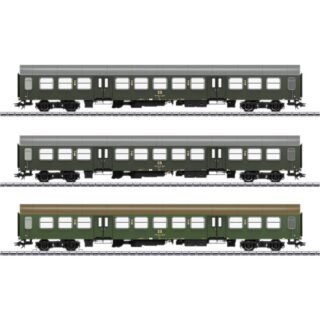 Märklin 42580 H0 3-delige set personenrijtuigen van de DR
