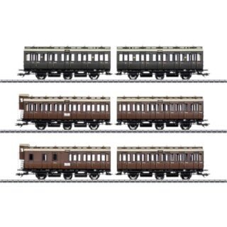 Märklin 42047 H0 set van 6 coupérijtuigen van de KPEV