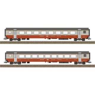 TRIX H0 23691 H0 set van 2 personenrijtuigen Swiss Express van de SBB