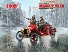 ICM 24017 Model T 1914 Fire Truck with Crew Bouwpakket Schaal 1:24