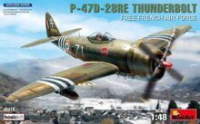 MiniArt 48015 P-47D-28RE Thunderbolt. Free French Air Force. Basic Kit Schaal 1:48