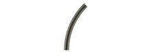 fleischmann 9125 N gebogen rails R2, 45 graden 2de hands