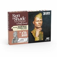 AK Interactive AK11787 SUN & SHADE TONE COLLECTION BY KIRILL KANAEV