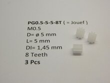 micromotor PG0.5-5-5-8T Zahnrad