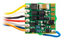 zimo MX615 loc decoder 8x8x2.4mm met draad voor DCC, MM en DC