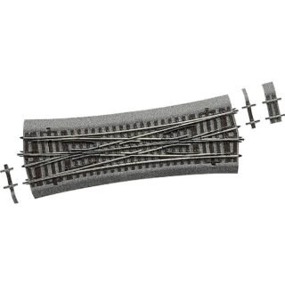 H0 RocoLine (met ballastbed) 42595 Engels wissel, Dubbel 230 mm 1 stuk(s)