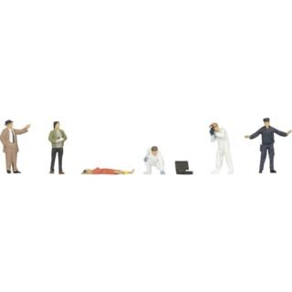 NOCH 0015071 H0, 1:87 figuren Kant-en-klaar model, Gebogen, Recht, Kunststof model, Liggende, Staand