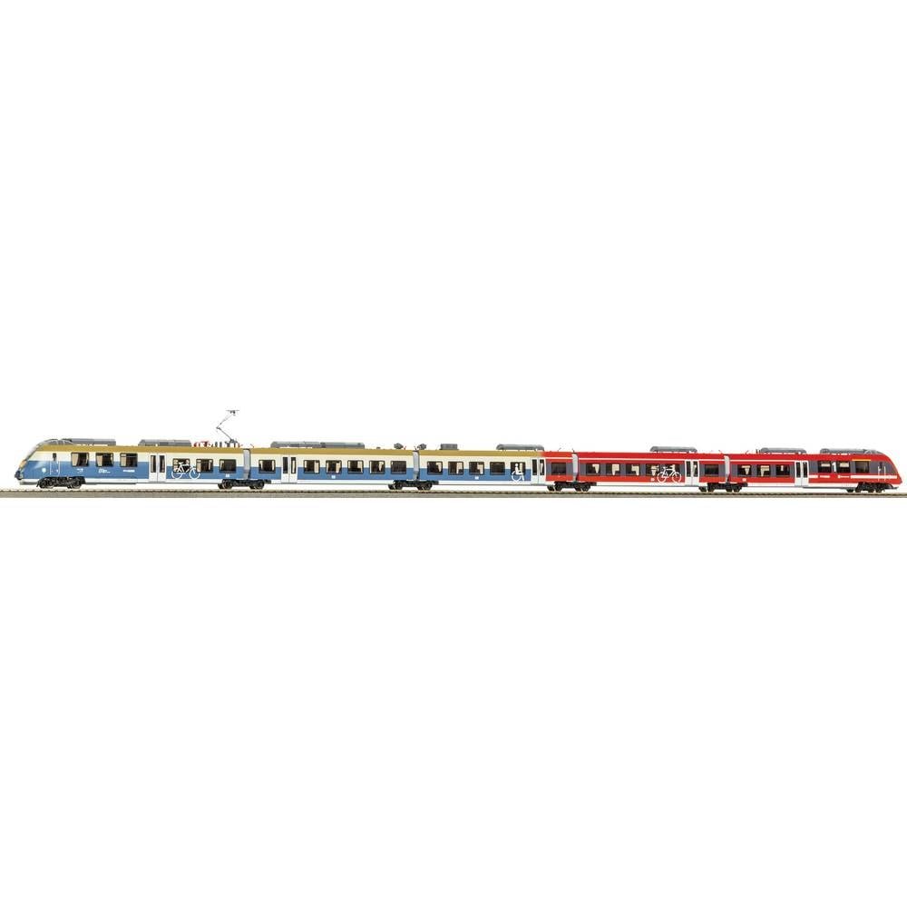 PIKO 21824 H0 elektrische treinstel BR442 „talent 2” S-Bahn Rostock DB AG VI 5-delig.