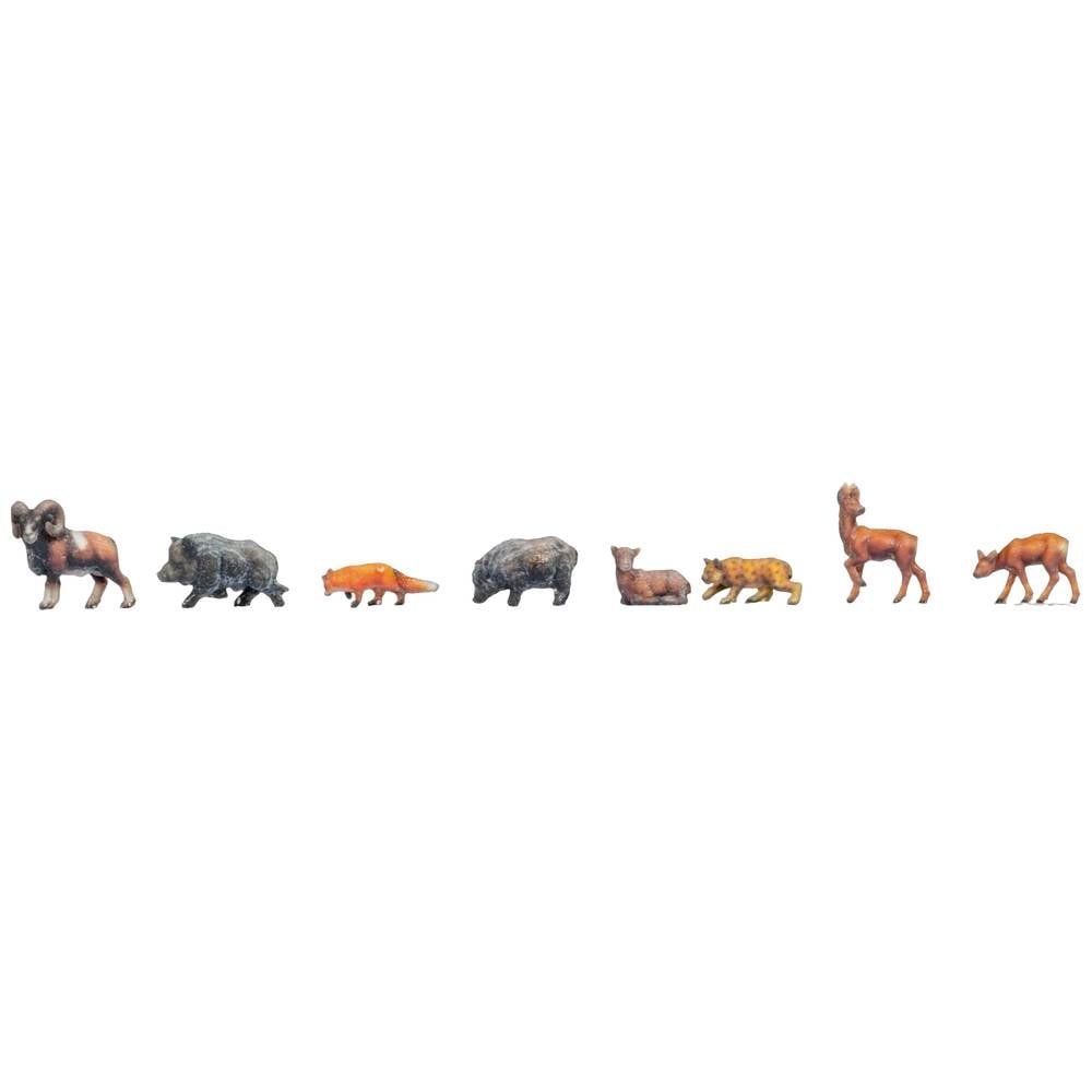 NOCH 44543 Z Bosdieren figuren Geverfd, Staand, Zittend