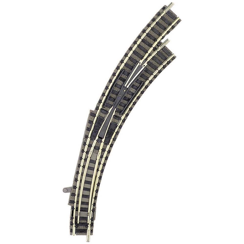N Fleischmann Piccolo (met ballastbed) 9175 Gebogen wissel, Rechts 356.5 mm 45 ° 356.5 mm, 420 mm 1 stuk(s)