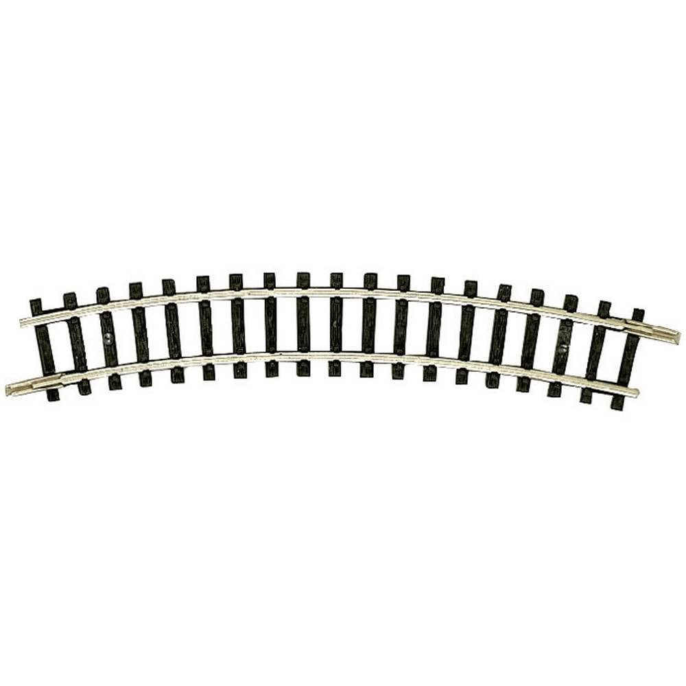 22233 N Fleischmann rails (zonder ballastbed) Gebogen rails 24 ° 228.2 mm 12 stuk(s)