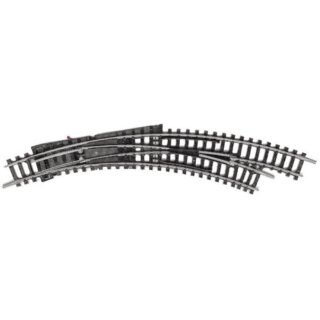N Minitrix rails T14957 Gebogen wissel, Rechts 194.6 mm 42 ° 194.6 mm, 228.2 mm 1 stuk(s)