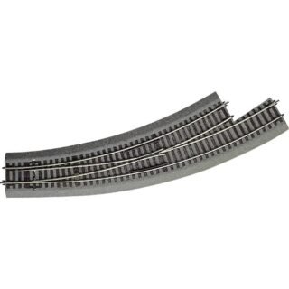 H0 RocoLine (met ballastbed) 42572 Gebogen wissel, Links 1 stuk(s)