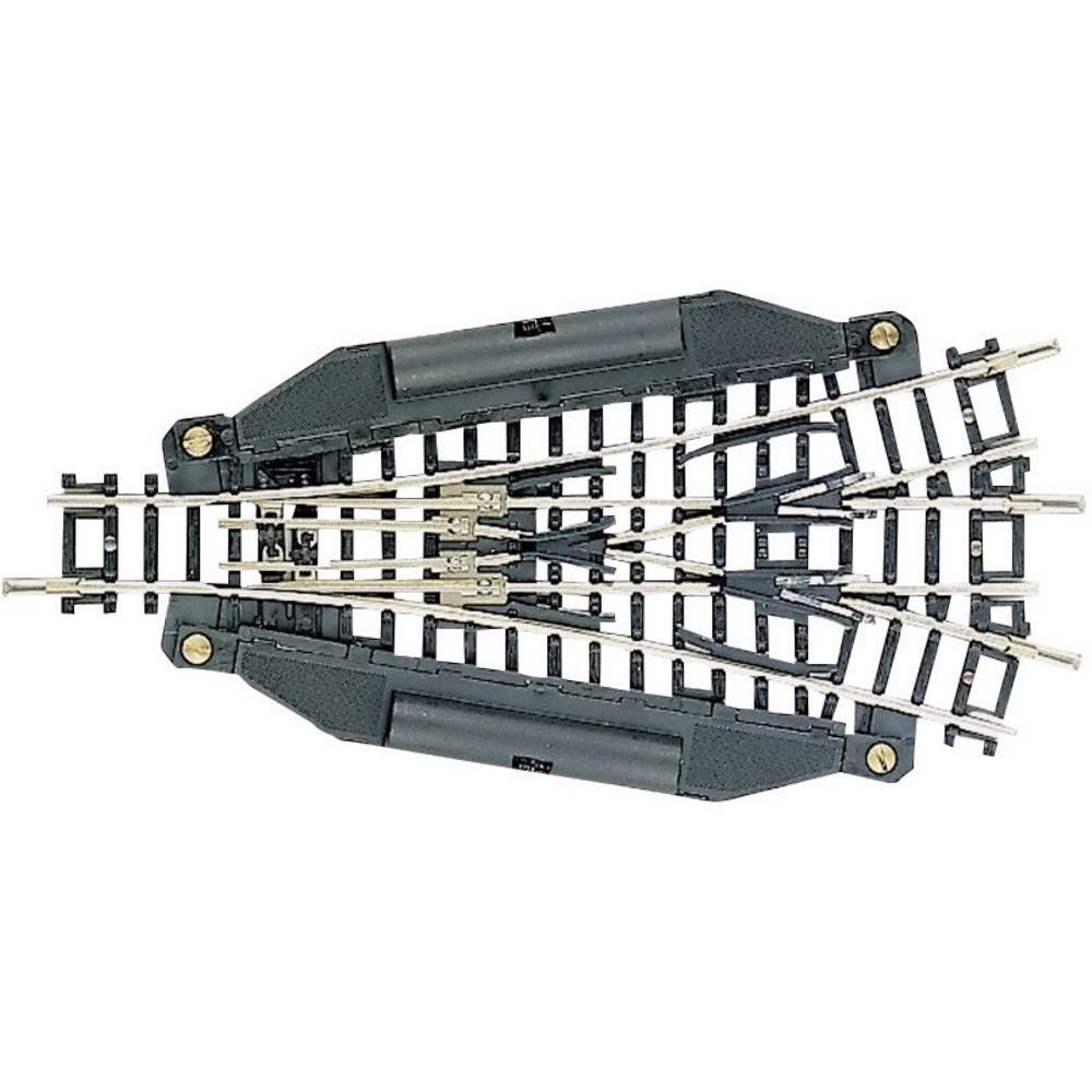 22247 N Fleischmann rails (zonder ballastbed) Driewegwissel, Elektrisch 112.6 mm 15 ° 362.6 mm 1 stuk(s)