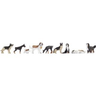 NOCH 0012852 H0 Honden figuren Kant-en-klare module, Scène met geluid