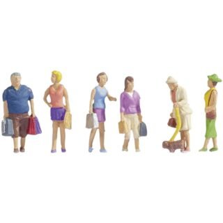 NOCH H0 Figuren aan het winkelen Geverfd, Staand