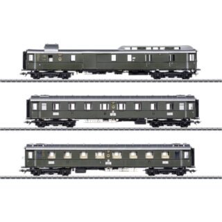 Märklin 42490 H0 3-delige set sneltreinrijtuigen PwPost4ü-28 van de DRG