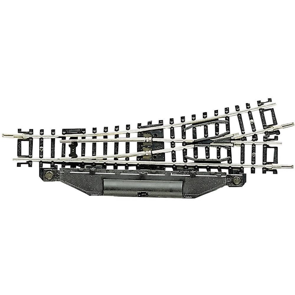 22261 N Fleischmann rails (zonder ballastbed) Wissel, Elektrisch, Links 112.6 mm 15 ° 362.6 mm 1 stuk(s)