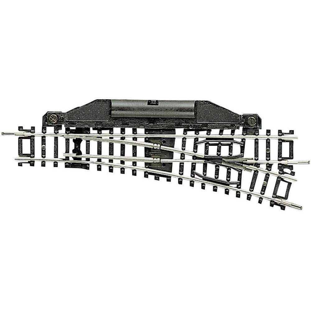 22263 N Fleischmann rails (zonder ballastbed) Wissel, Elektrisch, Rechts 112.6 mm 15 ° 362.6 mm 1 stuk(s)