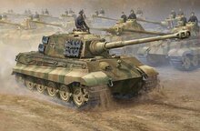 Trumpeter 00910 German King Tiger 2 in 1 Bouwpakket Schaal 1:16