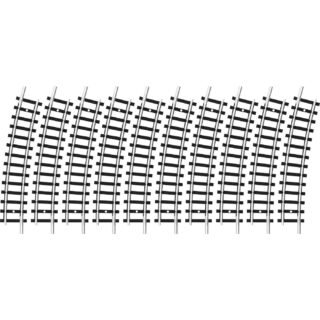 N Minitrix rails 14921 Gebogen rails 15 ° 295.4 mm 10 stuk(s)