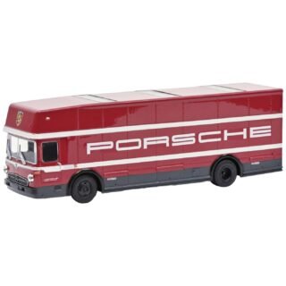 Schuco 452668000 H0 Vrachtwagen Mercedes Benz Raceautotransporter Porsche