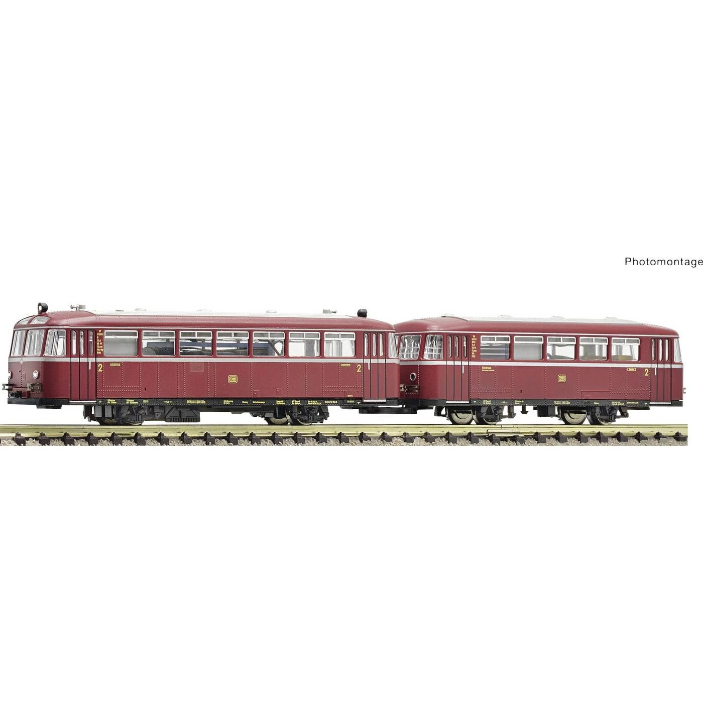 Fleischmann 7760005 N railbus VT 95 met bijwagen VB 142 van de DB