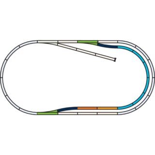 H0 Piko A-rails 55320 Uitbreidingsset Set C 1 set(s)
