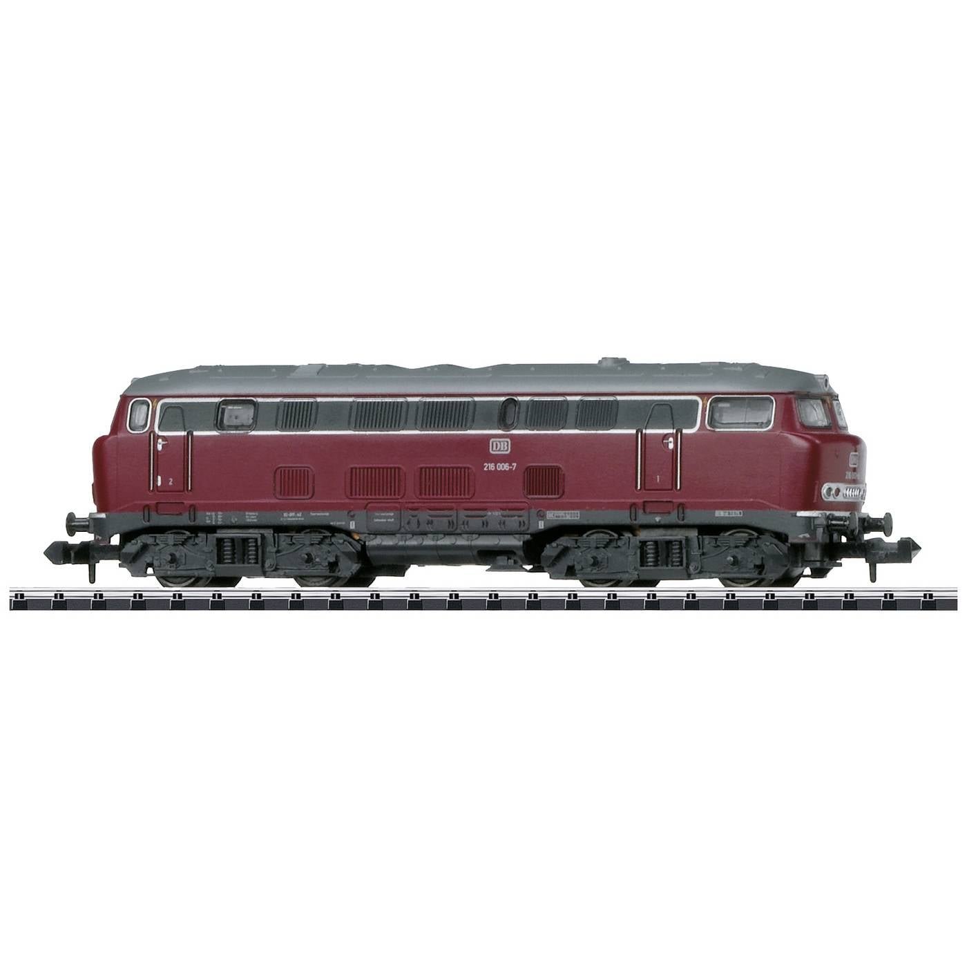 MiniTrix Hobby 16166 N diesellocomotief 216 006-7 „Lollo” van de DB