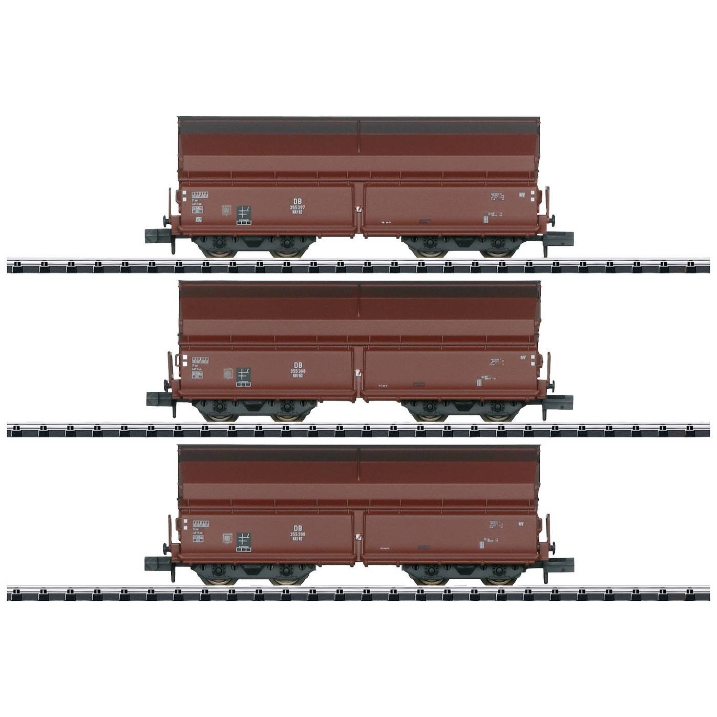 MiniTrix 18270 N 3-delige set zelflossers Kokstransport deel 2 van de DB