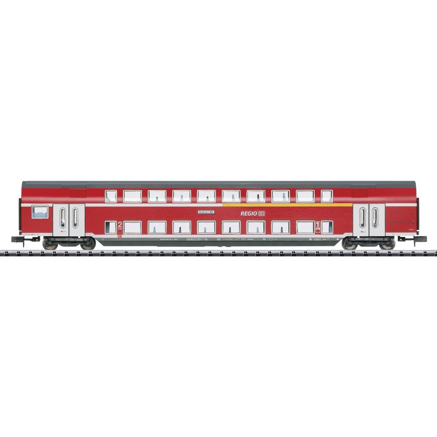 MiniTrix Hobby 18055 N dubbeldeksrijtuig 1e/2e klas Van de DB AG 1e/2e Klasse, DABZ
