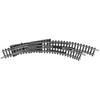 N Minitrix rails T14957 Gebogen wissel, Rechts 194.6 mm 42 ° 194.6 mm, 228.2 mm 1 stuk(s)