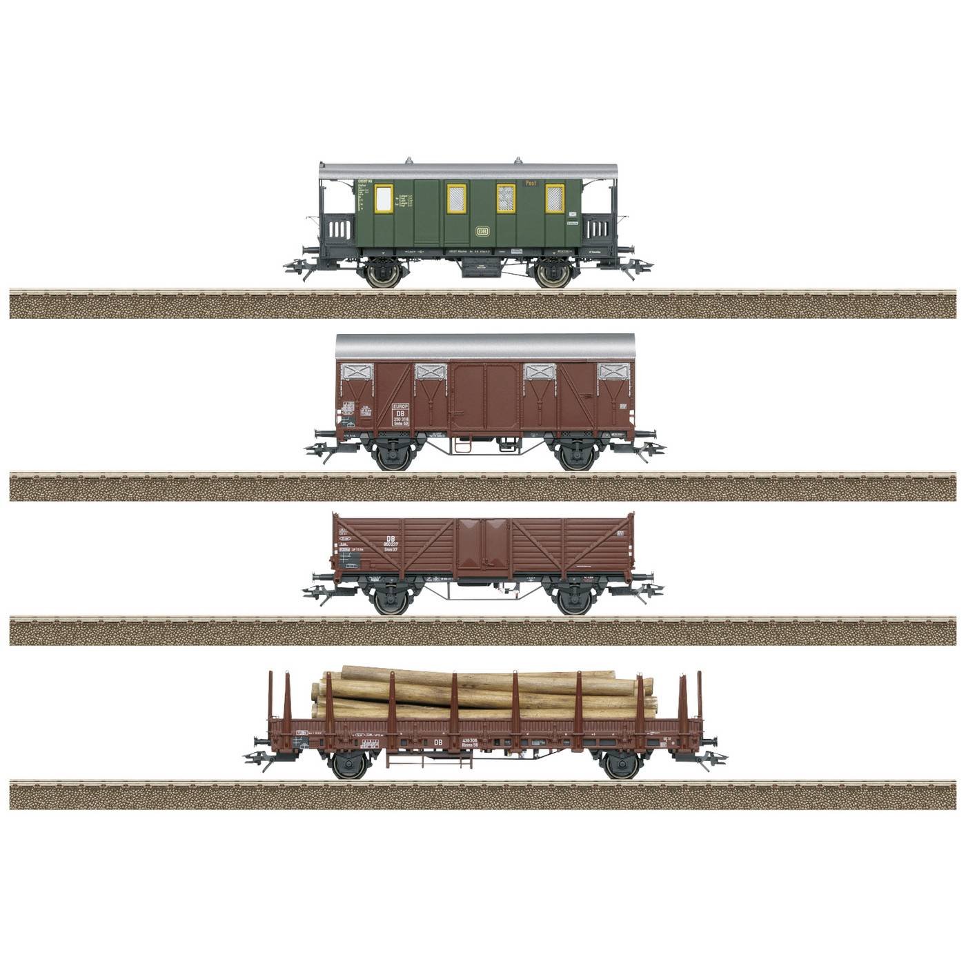 TRIX H0 24140 Goederenwagen DC