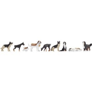 NOCH 0012852 H0 Honden figuren Kant-en-klare module, Scène met geluid