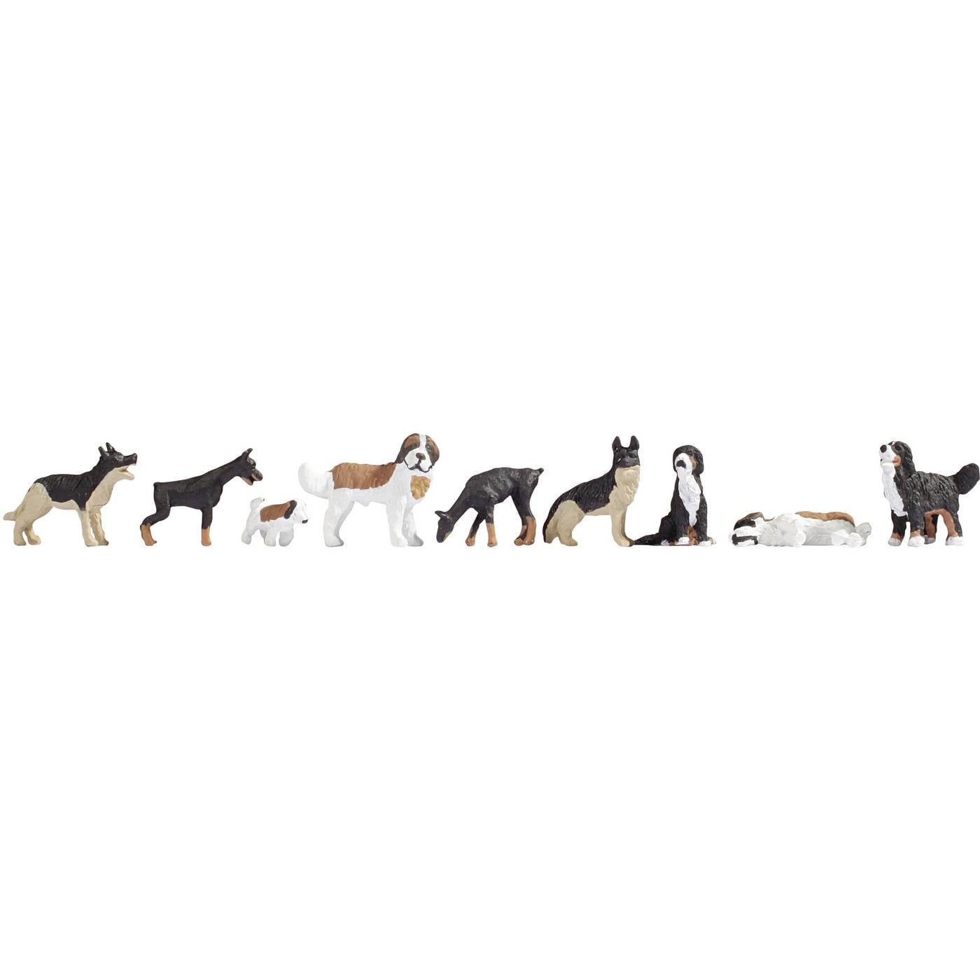 NOCH 0012852 H0 Honden figuren Kant-en-klare module, Scène met geluid