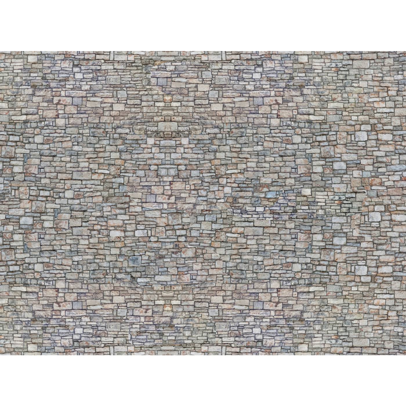 NOCH 0056940 N Kartonnen 3D-plaat Natuursteenmuur