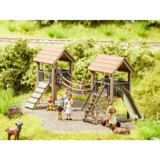 NOCH Laser-Cut minis® 0014367 H0 Laser-Cut minis avonturenspeeltuin Lasercut bouwpakket