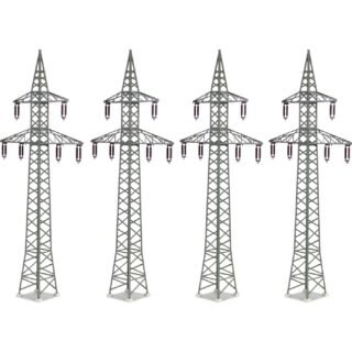 Kibri 38533 H0 Deco-set elektriciteitsmasten (4 stuks)