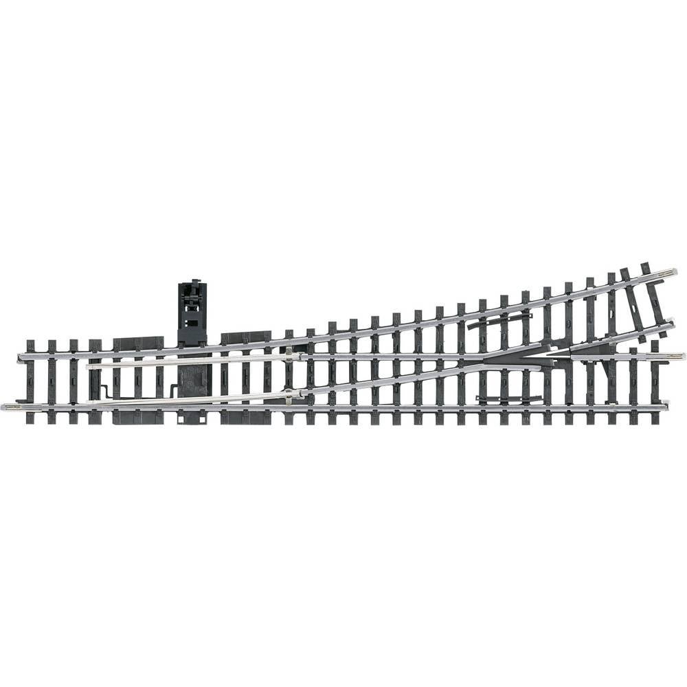 H0 Märklin K-rails (zonder ballastbed) 22715 Wissel, Links 225 mm 1 stuk(s)
