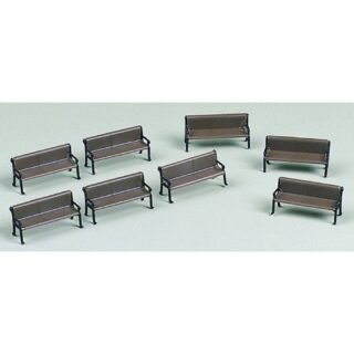 Auhagen 41199 H0 zitbank voor buiten (8 stuks) Bouwpakket