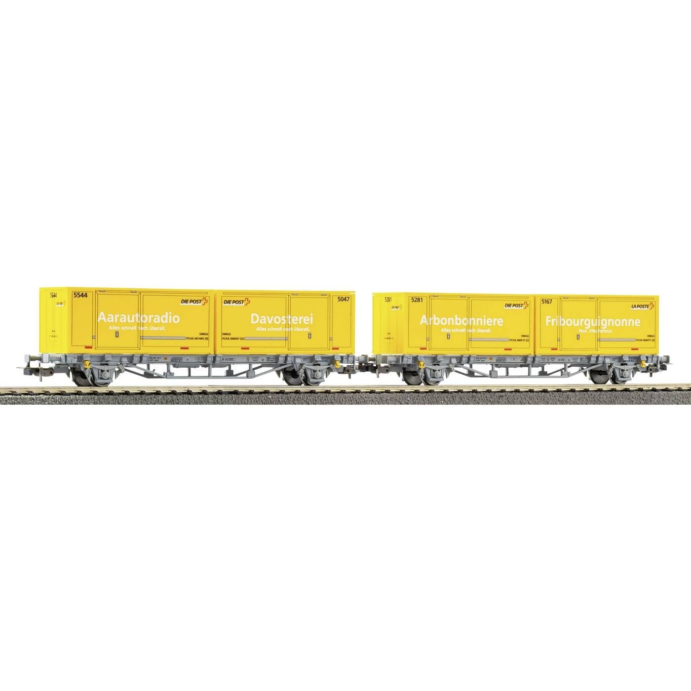 PIKO 27748 Containerwagen DC