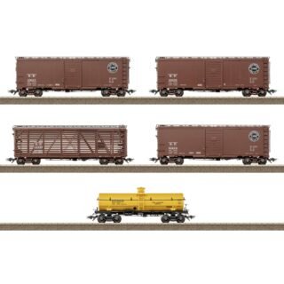 TRIX T24915 Goederenwagen DC H0 US goederenwagon-set „Southern Pacific” - 5-delig