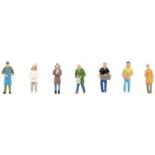 Faller 151671 H0 Weekmarkt II. figuren Geverfd, Staand