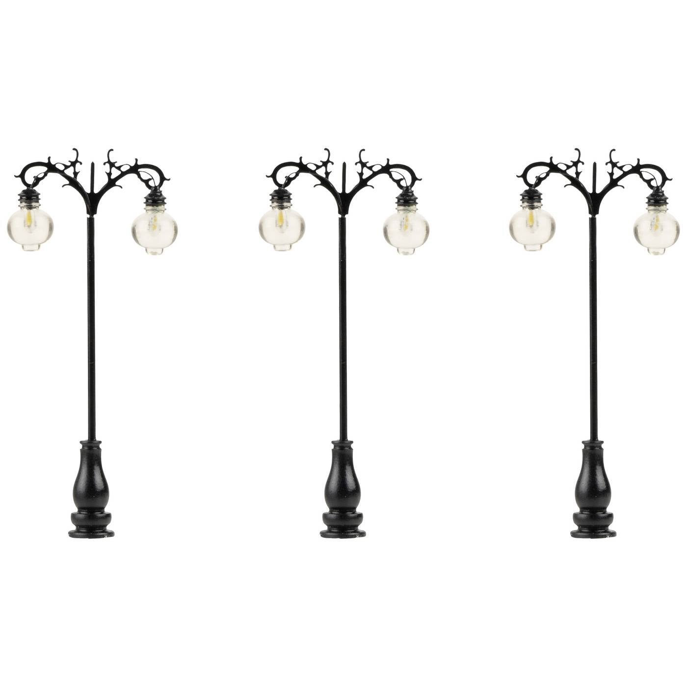 Faller H0 Bollamp (hangend) Dubbel Kant-en-klaar model 180115 3 stuk(s)