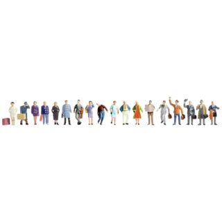 NOCH 16106 H0 Reizigers figuren Geverfd, Staand