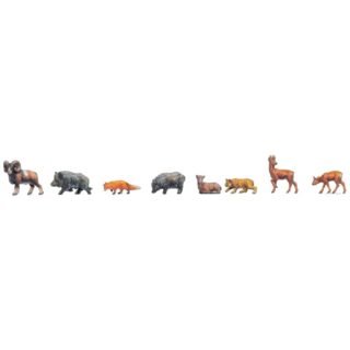 NOCH 44543 Z Bosdieren figuren Geverfd, Staand, Zittend