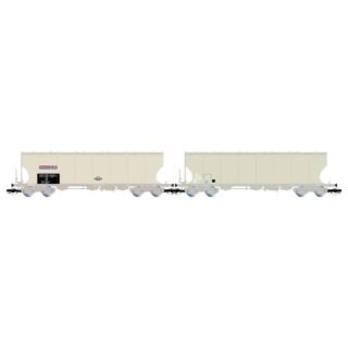 Arnold HN9757 N set van 2 stuks 4-assige silowagen NACCO van de DB