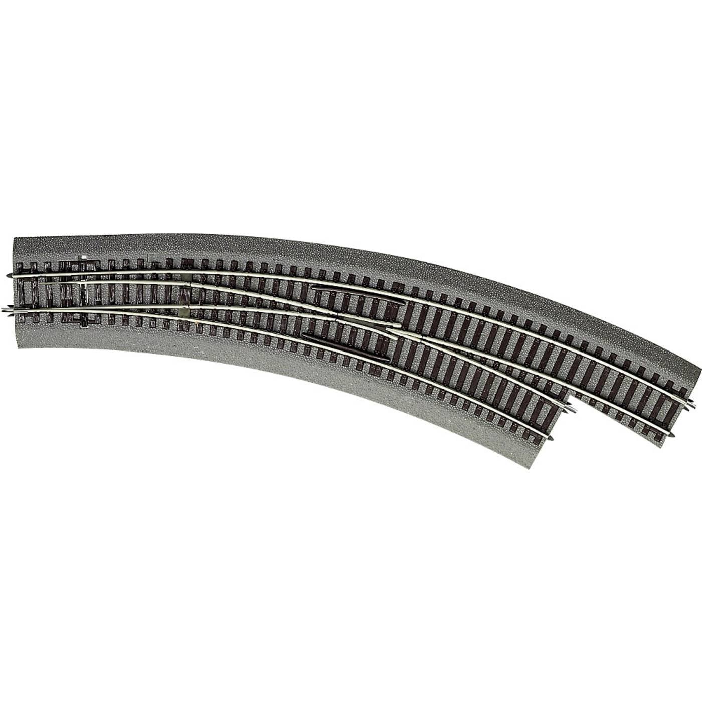 H0 RocoLine (met ballastbed) 42573 Gebogen wissel 1 stuk(s)