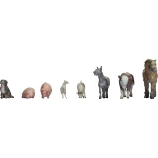 NOCH 44705 Z Boerderijdieren figuren Geverfd, Zittend, Staand