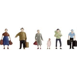 NOCH 18115 H0 Reizigers figuren Geverfd, Staand
